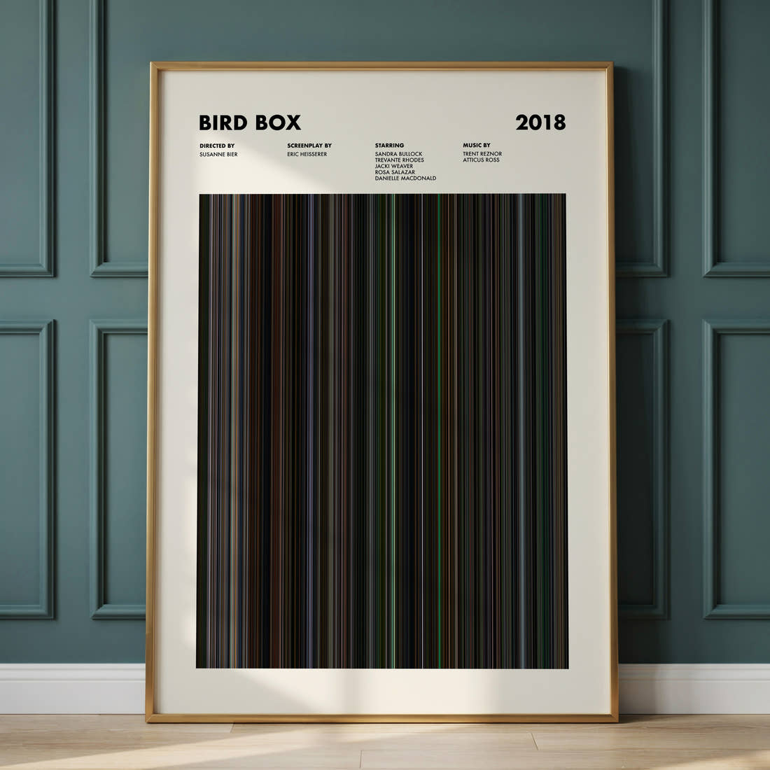 Bird Box Movie Barcode Poster