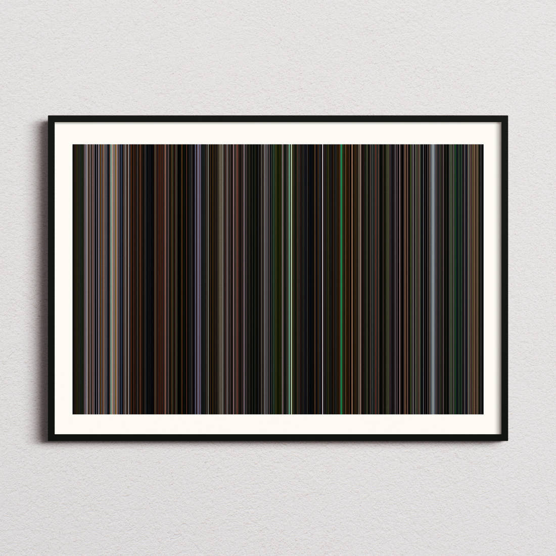 Bird Box Movie Barcode Poster - Barcode Only
