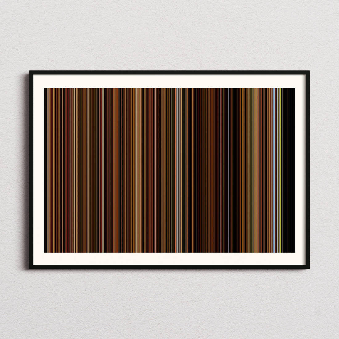 Black Dynamite Movie Barcode Poster - Barcode Only