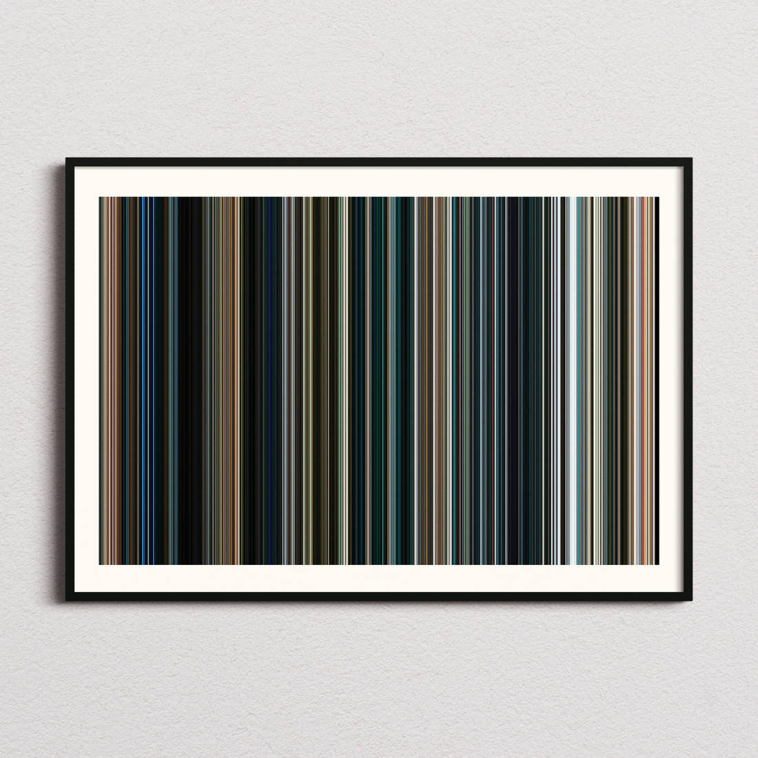 Black Panther: Wakanda Forever Movie Barcode Poster - Barcode Only