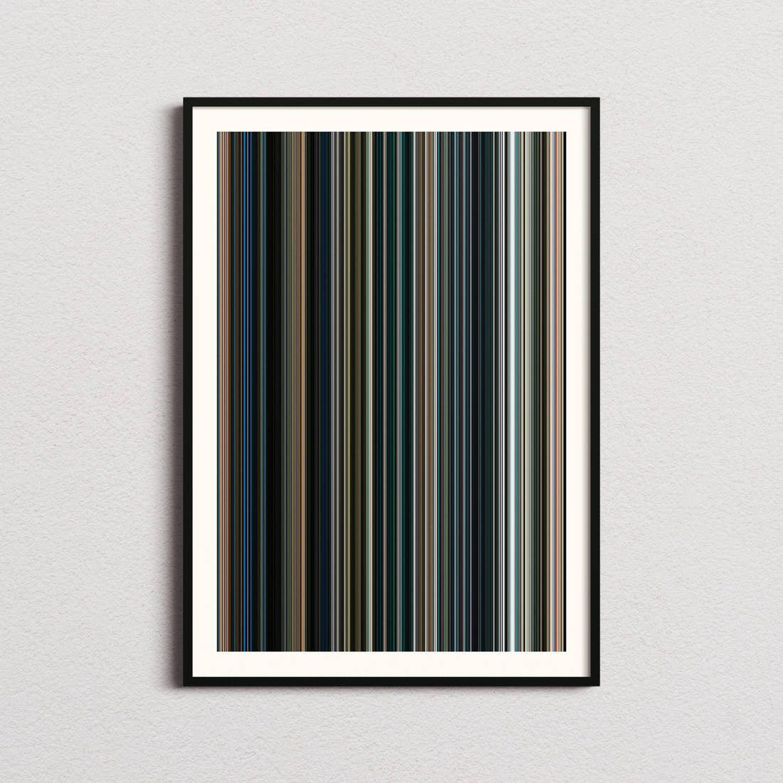 Black Panther: Wakanda Forever Movie Barcode Poster - Barcode Only