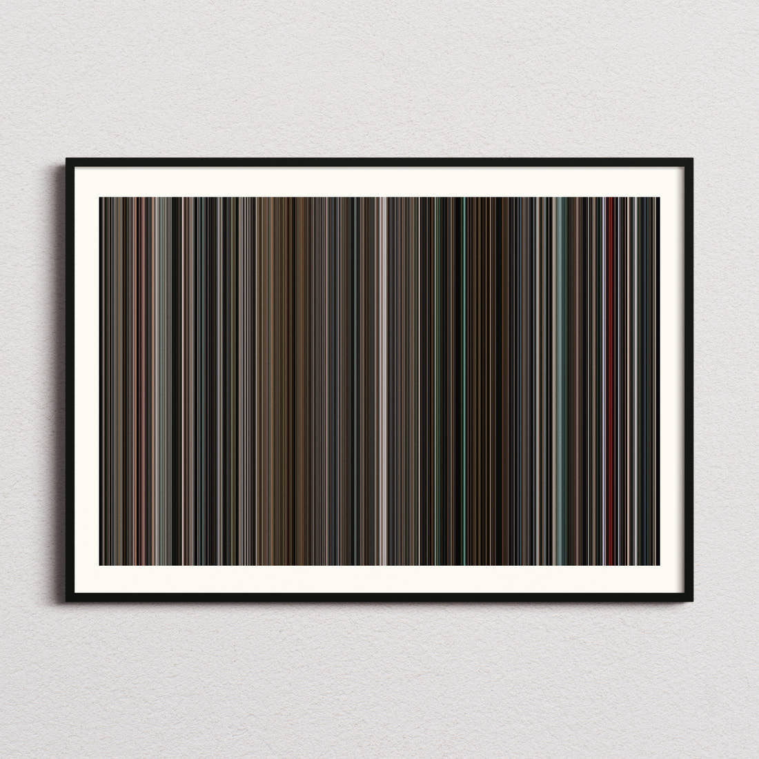 Black Swan Movie Barcode Poster - Barcode Only
