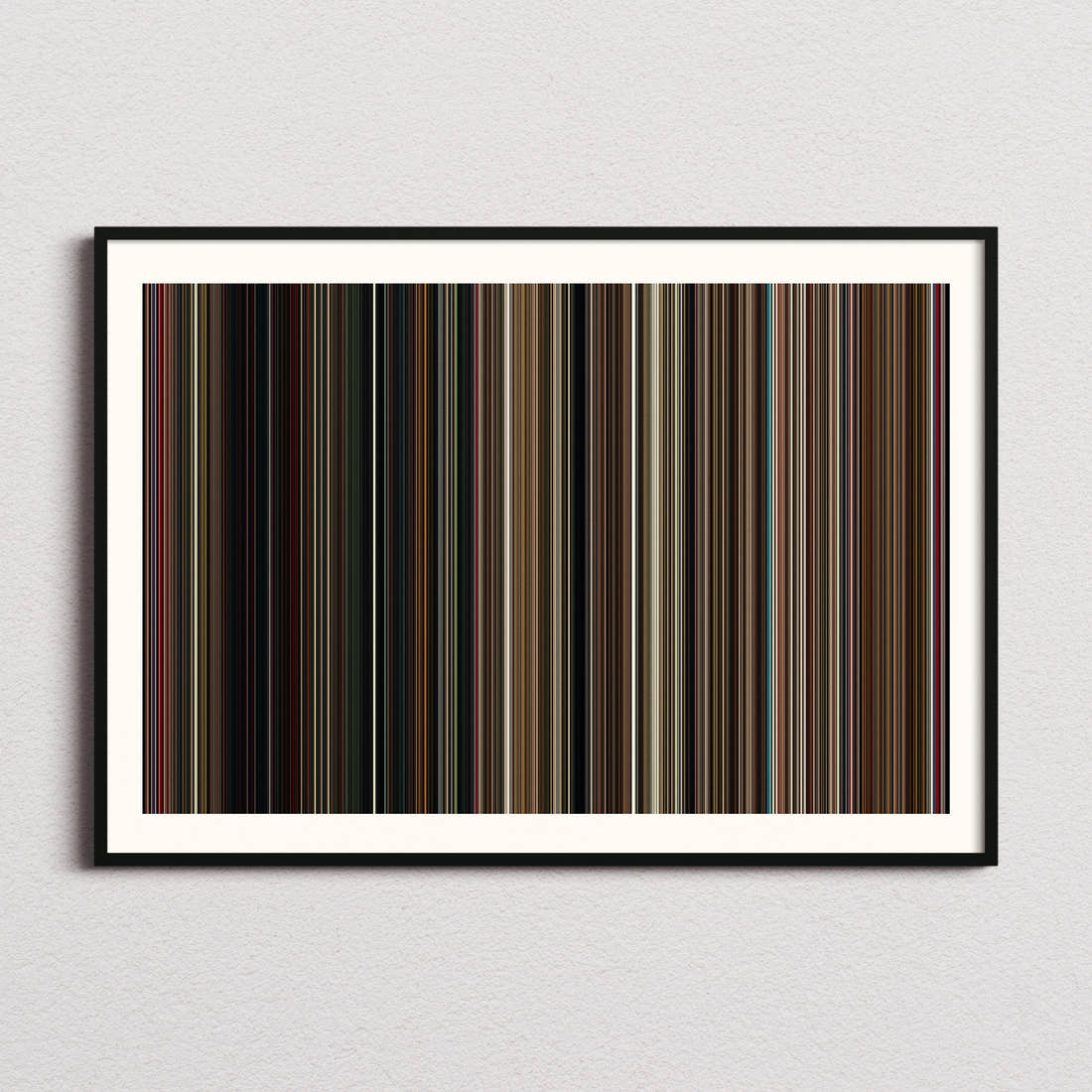 BlacKkKlansman Movie Barcode Poster - Barcode Only