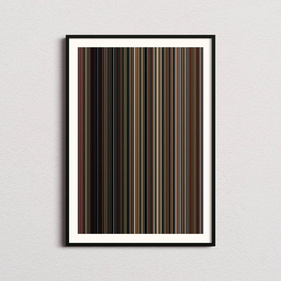 BlacKkKlansman Movie Barcode Poster - Barcode Only