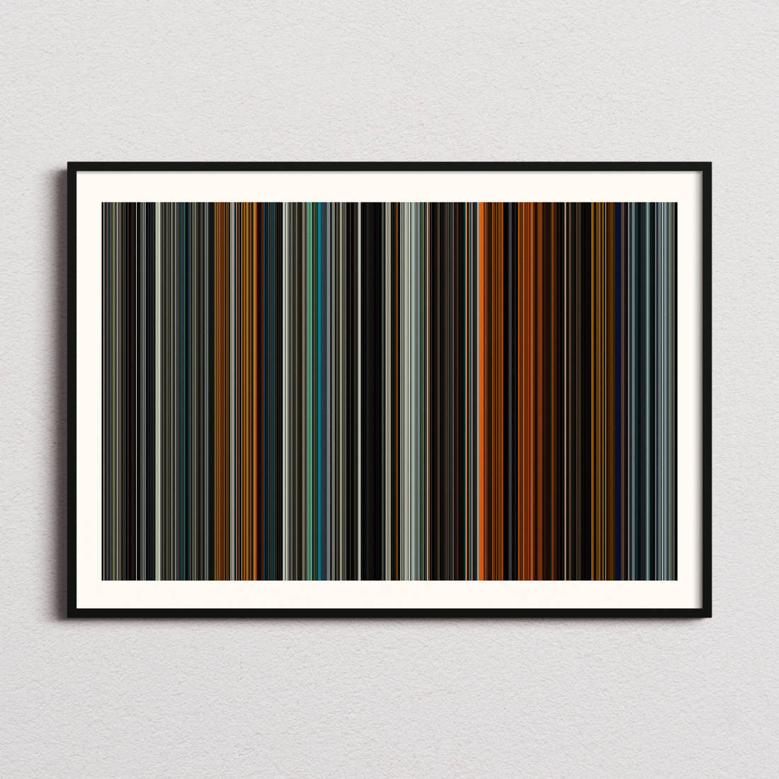 Blade Runner 2049 Movie Barcode Poster - Barcode Only