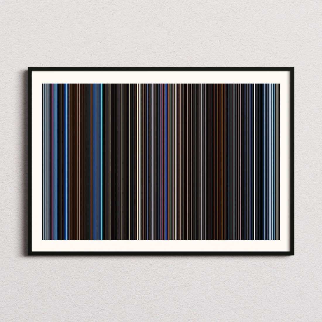 Blade Runner Movie Barcode Poster - Barcode Only