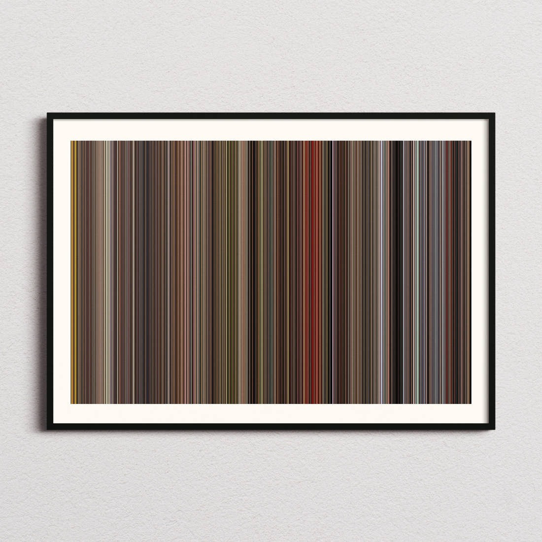 Blazing Saddles Movie Barcode Poster - Barcode Only