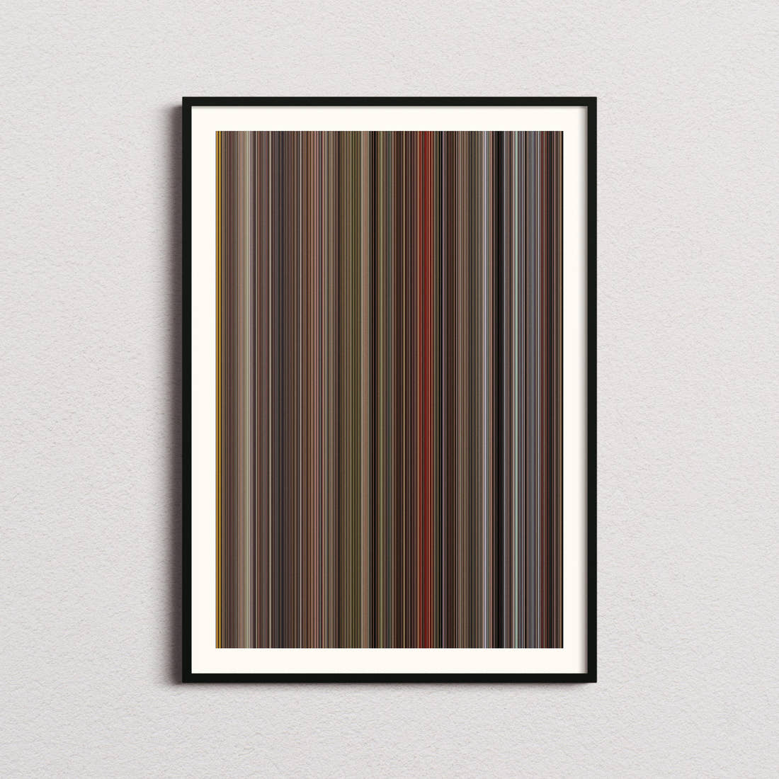 Blazing Saddles Movie Barcode Poster - Barcode Only
