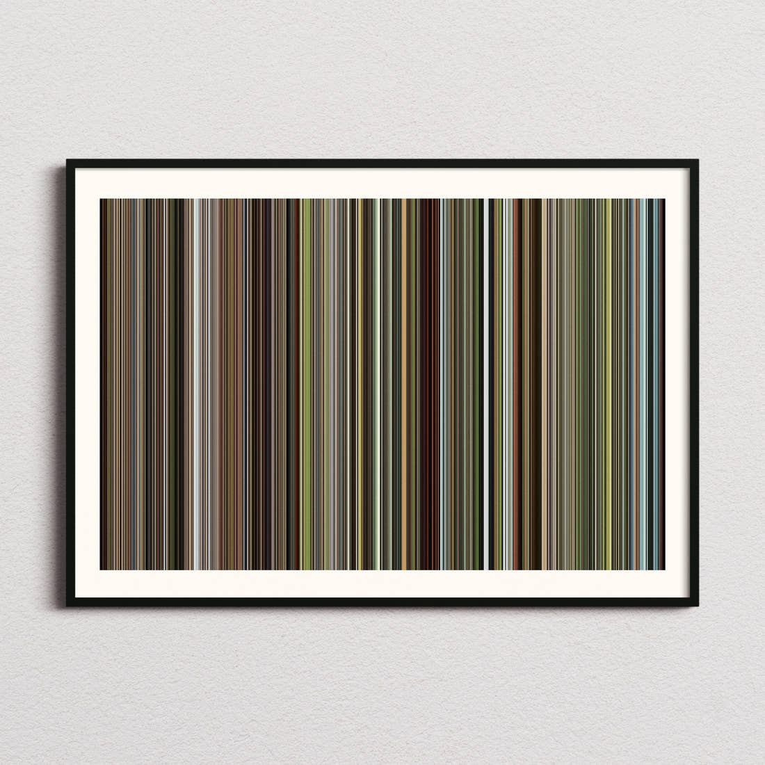 Blood Diamond Movie Barcode Poster - Barcode Only