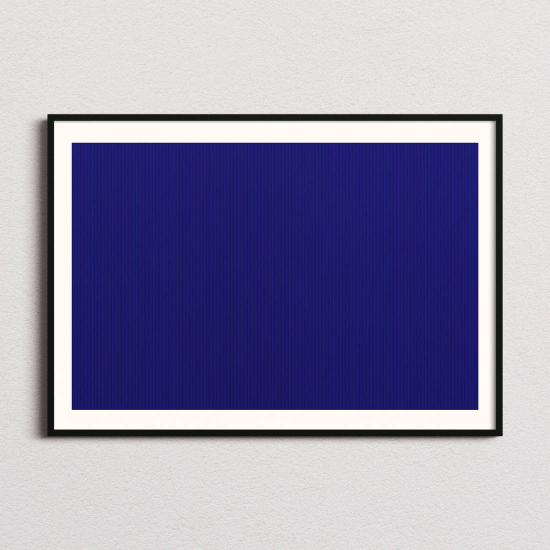 Blue Movie Barcode Poster - Barcode Only
