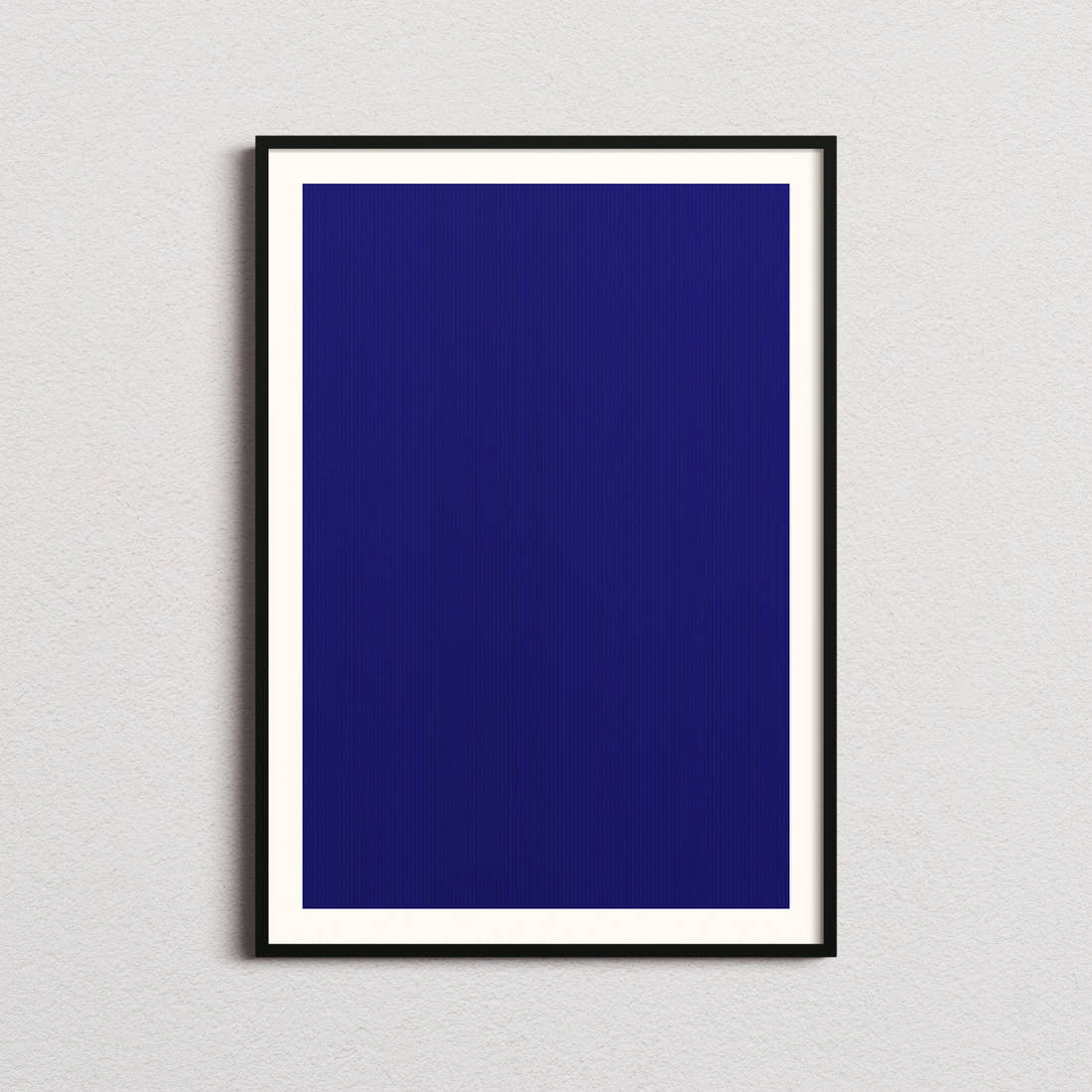 Blue Movie Barcode Poster - Barcode Only