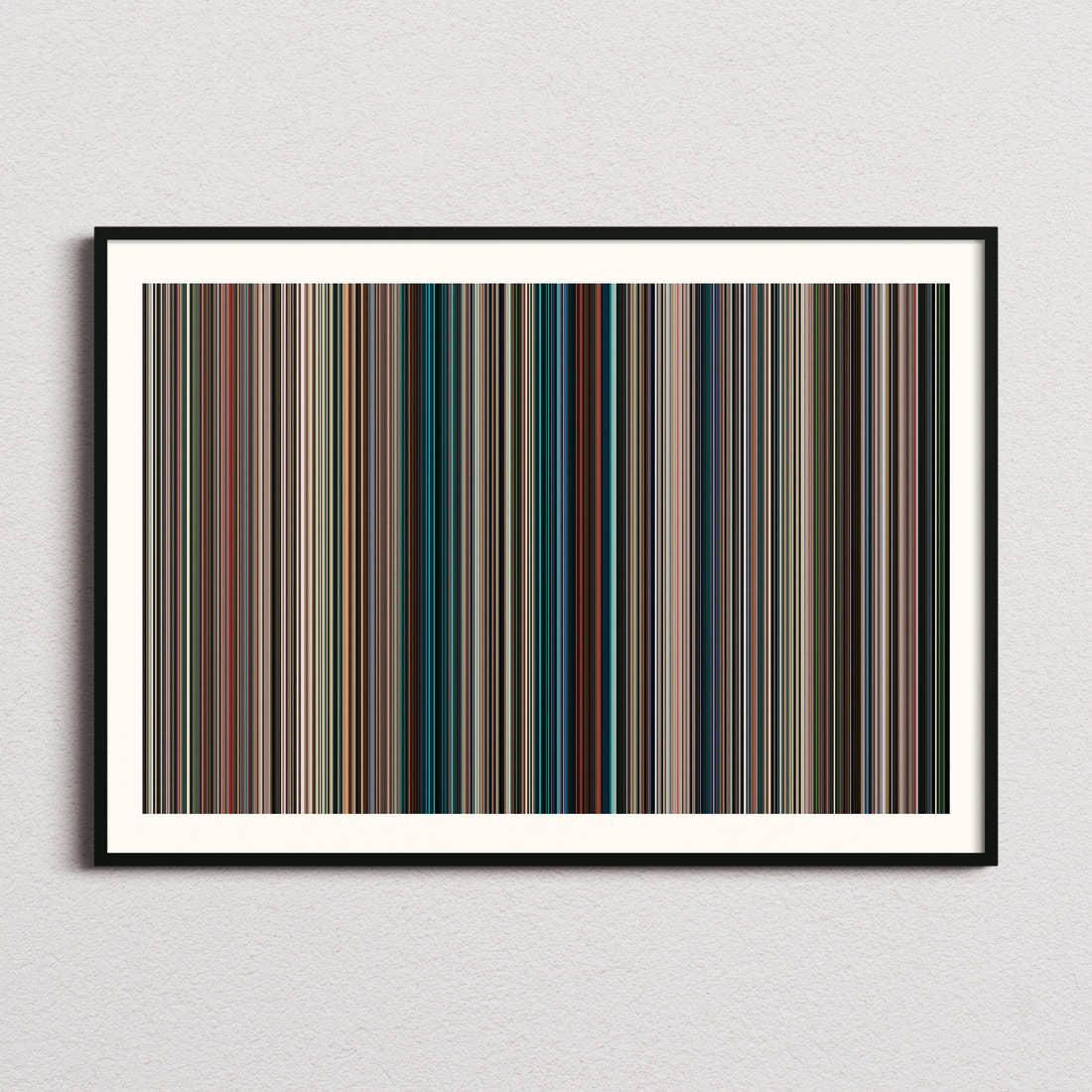 Blue Valentine Movie Barcode Poster - Barcode Only