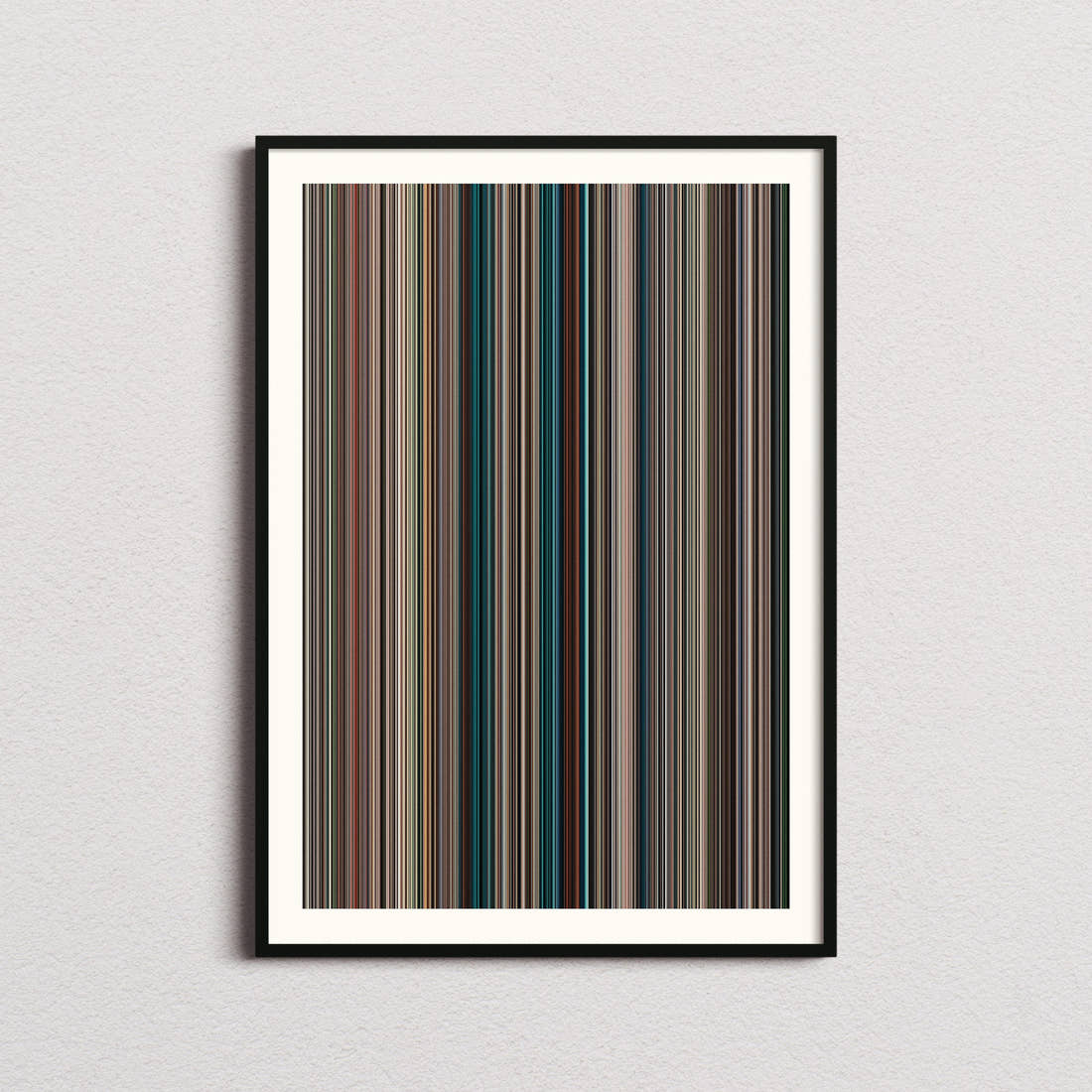 Blue Valentine Movie Barcode Poster - Barcode Only