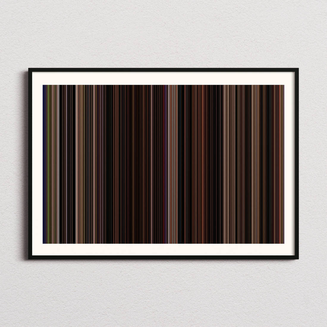 Blue Velvet Movie Barcode Poster - Barcode Only