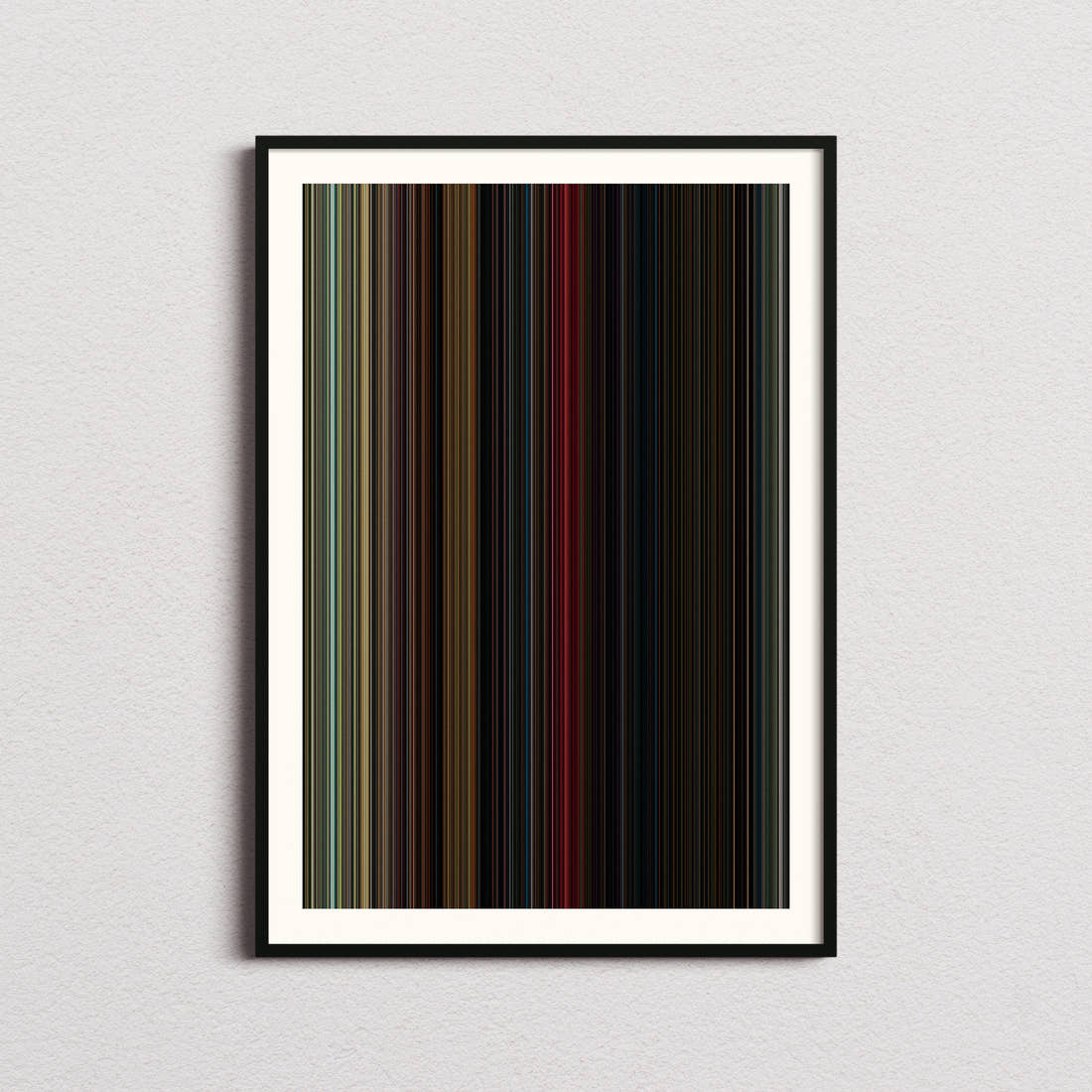 Bodies Bodies Bodies Movie Barcode Poster - Barcode Only