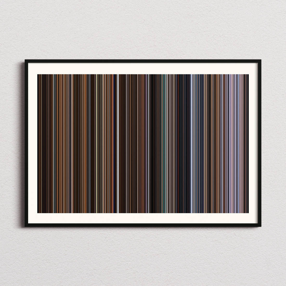 Bohemian Rhapsody Movie Barcode Poster - Barcode Only