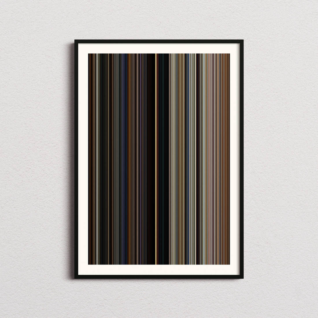 Bones and All Movie Barcode Poster - Barcode Only