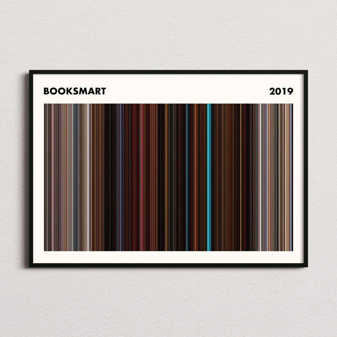 Booksmart Movie Barcode Poster - Simplified