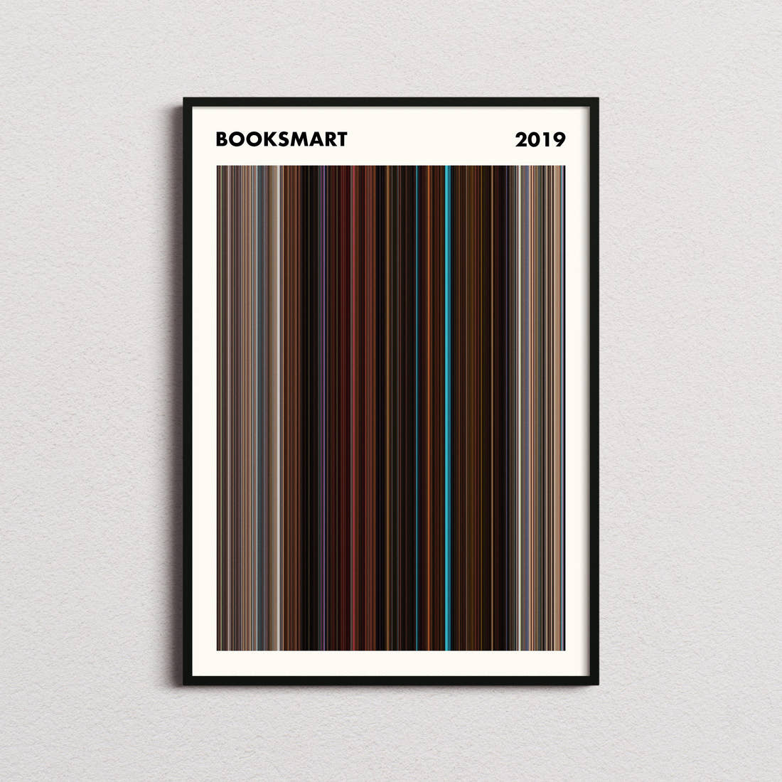 Booksmart Movie Barcode Poster - Simplified