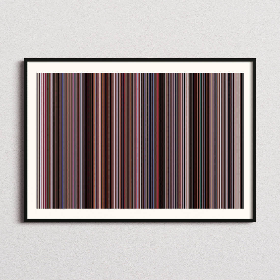 Boomerang Movie Barcode Poster - Barcode Only
