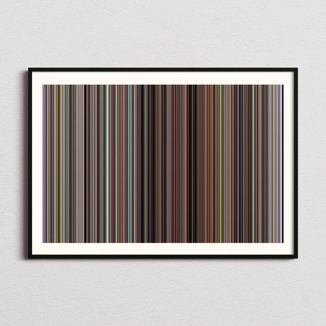 Borat Movie Barcode Poster - Barcode Only