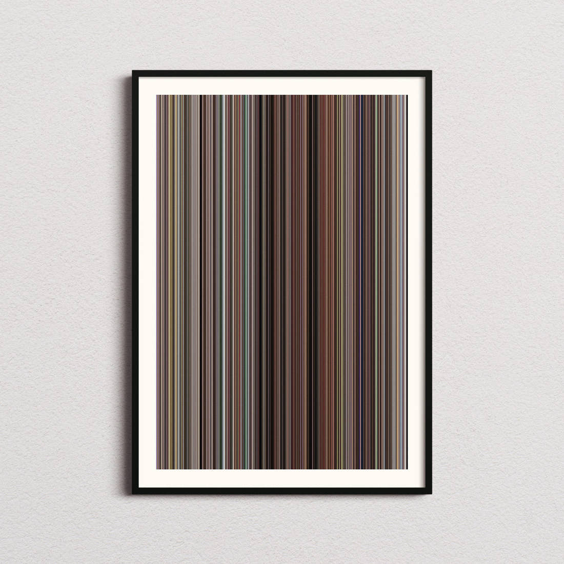 Borat Movie Barcode Poster - Barcode Only