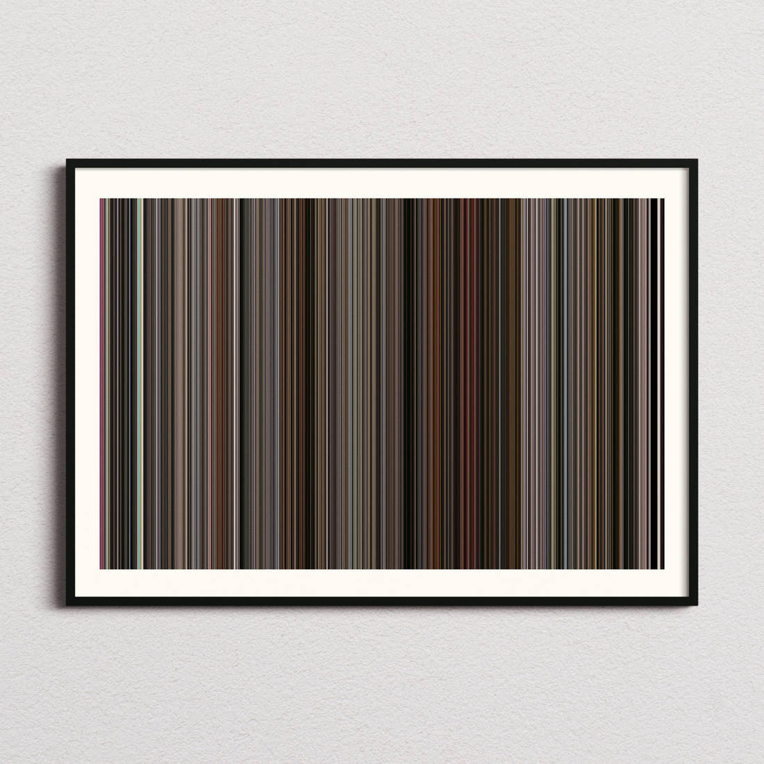 Borat Subsequent Moviefilm Movie Barcode Poster - Barcode Only