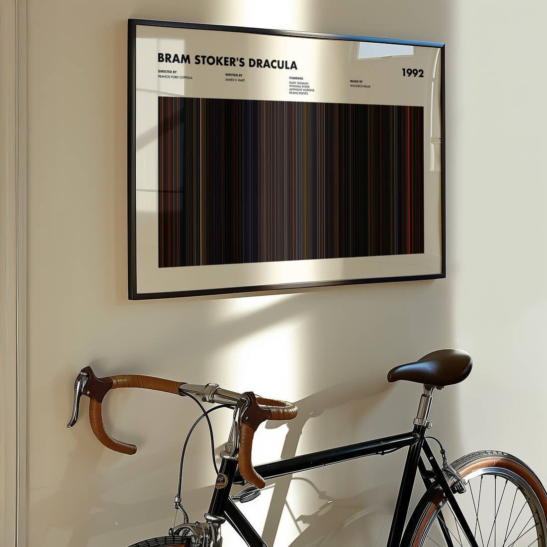 Bram Stoker's Dracula Movie Barcode Poster