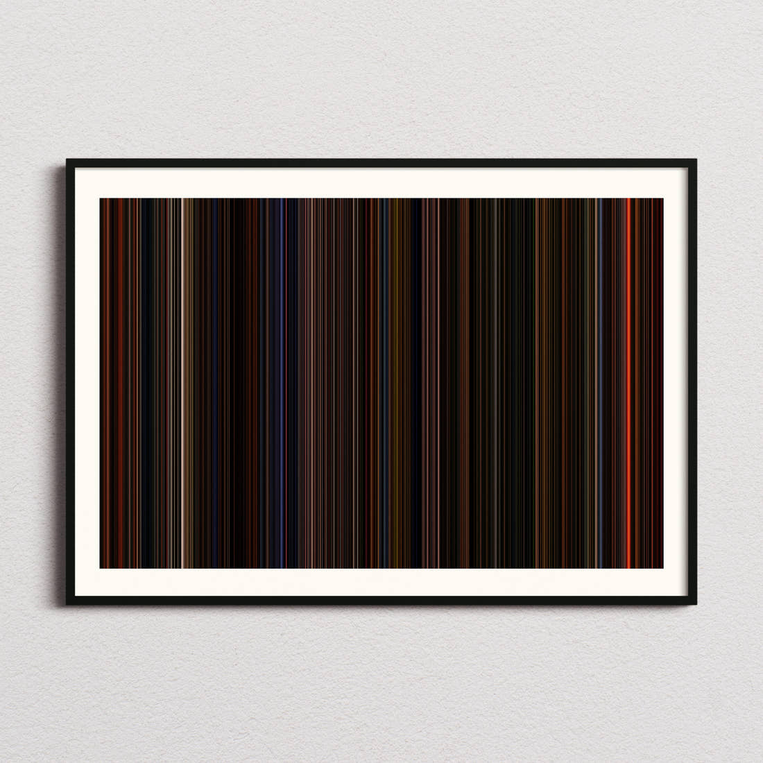 Bram Stoker's Dracula Movie Barcode Poster - Barcode Only