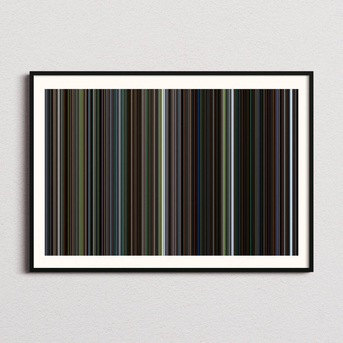 Braveheart Movie Barcode Poster - Barcode Only