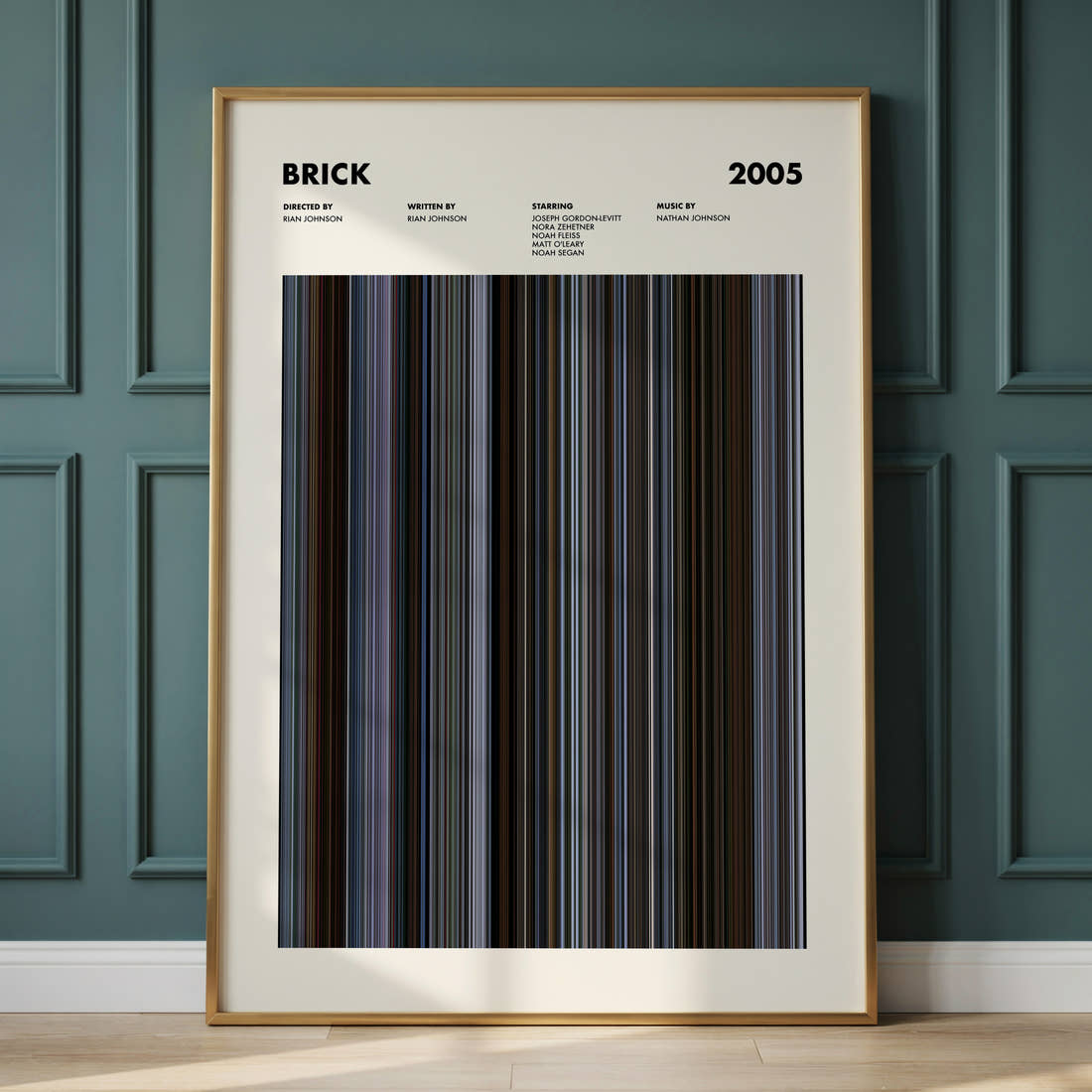 Brick Movie Barcode Poster