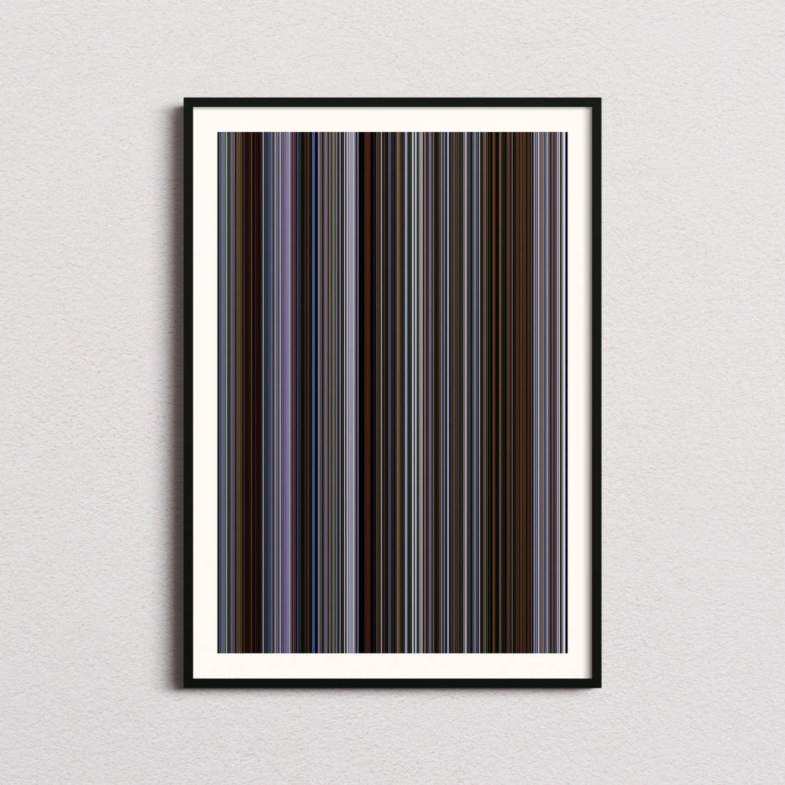 Brick Movie Barcode Poster - Barcode Only