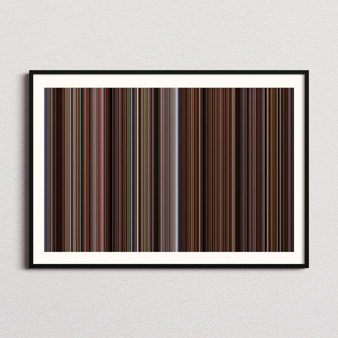 Bridget Jones's Diary Movie Barcode Poster - Barcode Only