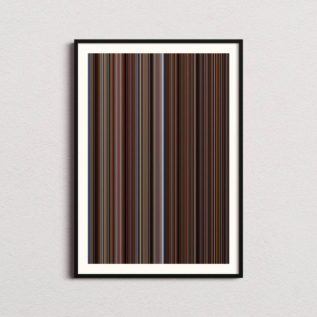 Bridget Jones's Diary Movie Barcode Poster - Barcode Only