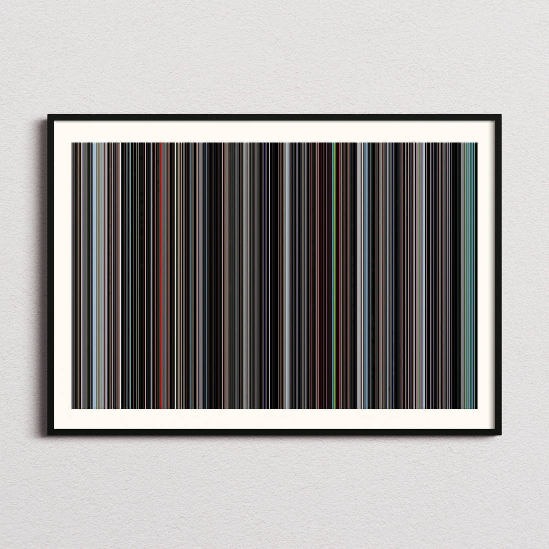 Bringing Out the Dead Movie Barcode Poster - Barcode Only