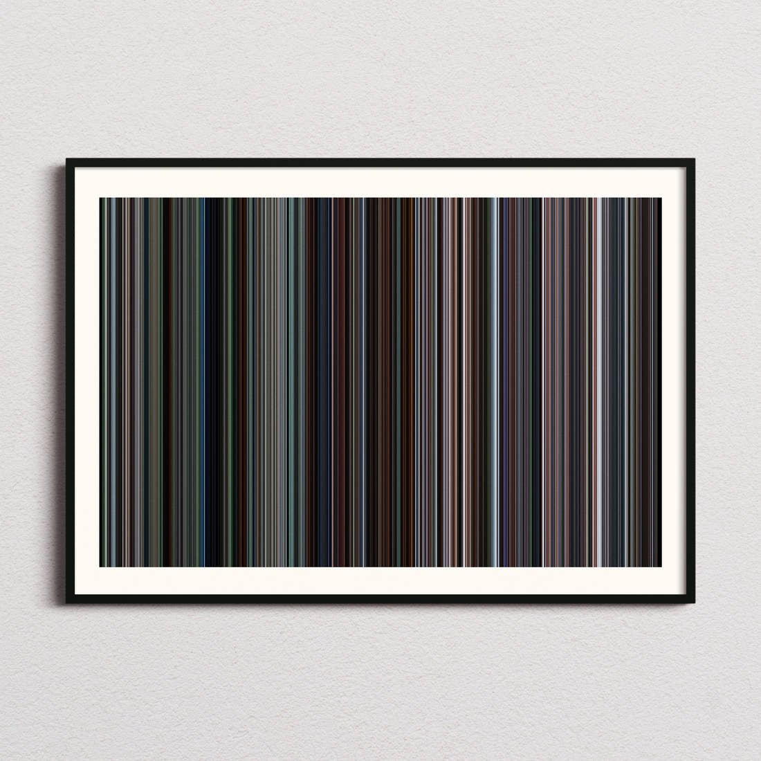 Brokeback Mountain Movie Barcode Poster - Barcode Only