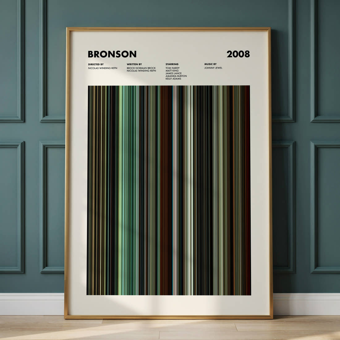 Bronson Movie Barcode Poster