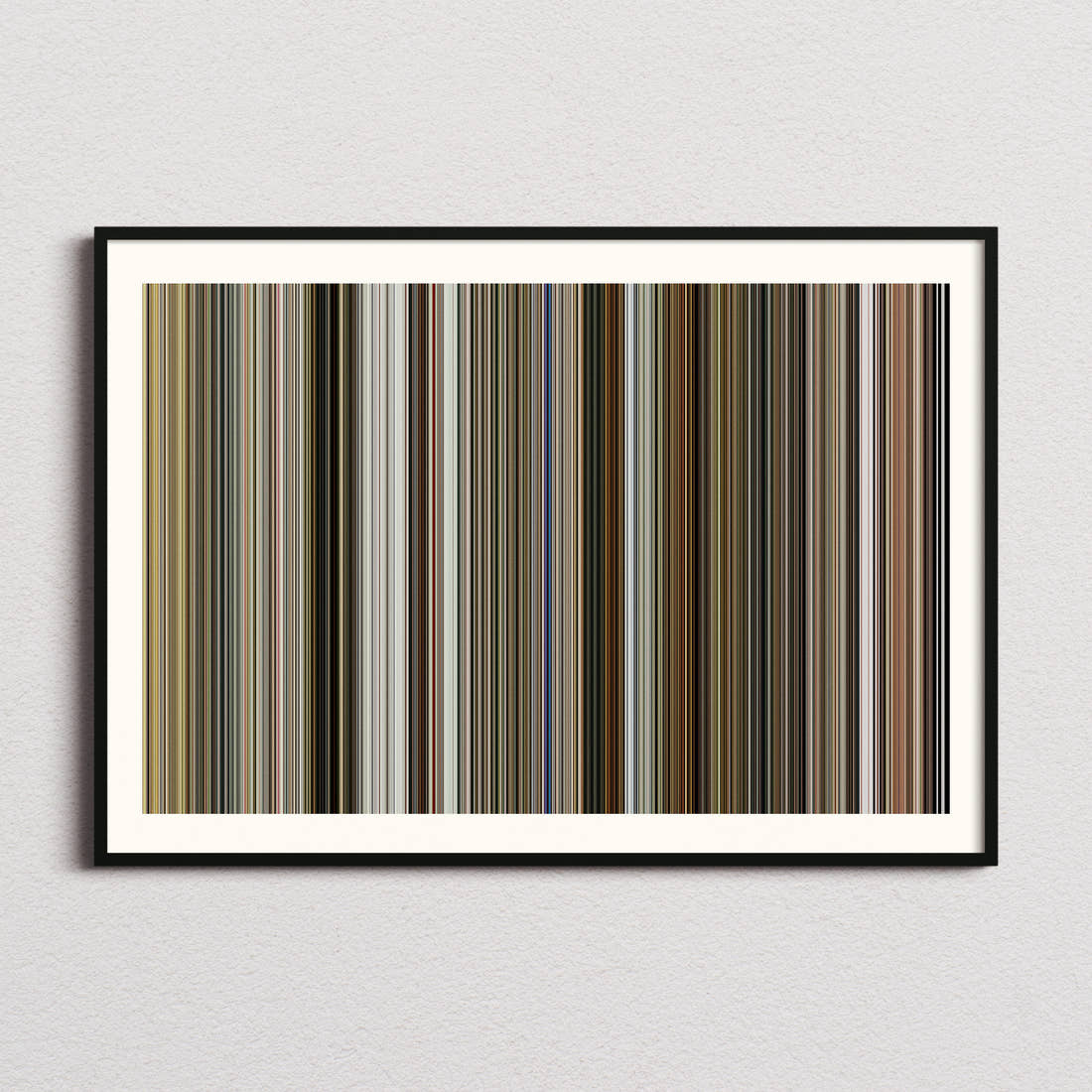 Bruce Almighty Movie Barcode Poster - Barcode Only