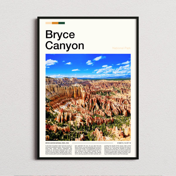 Bryce Canyon - Hoodoo Amphitheatre - Travel Print