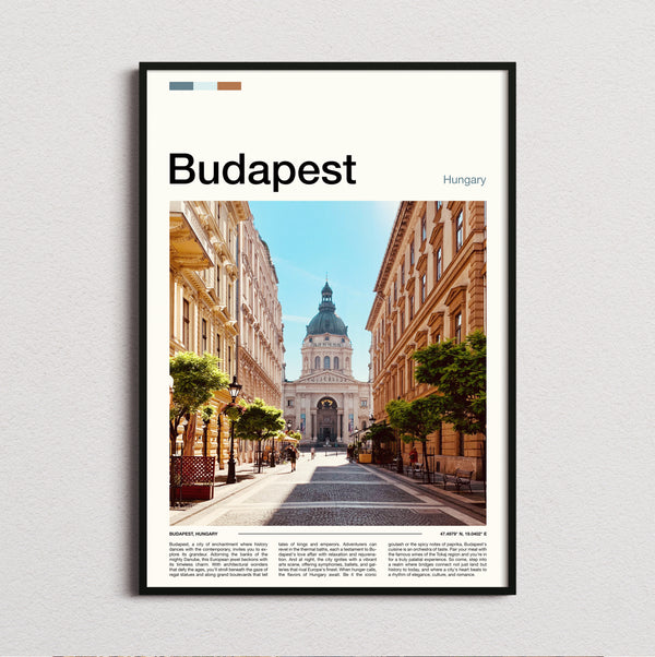 Budapest - St Stephen's Basilica - Travel Print