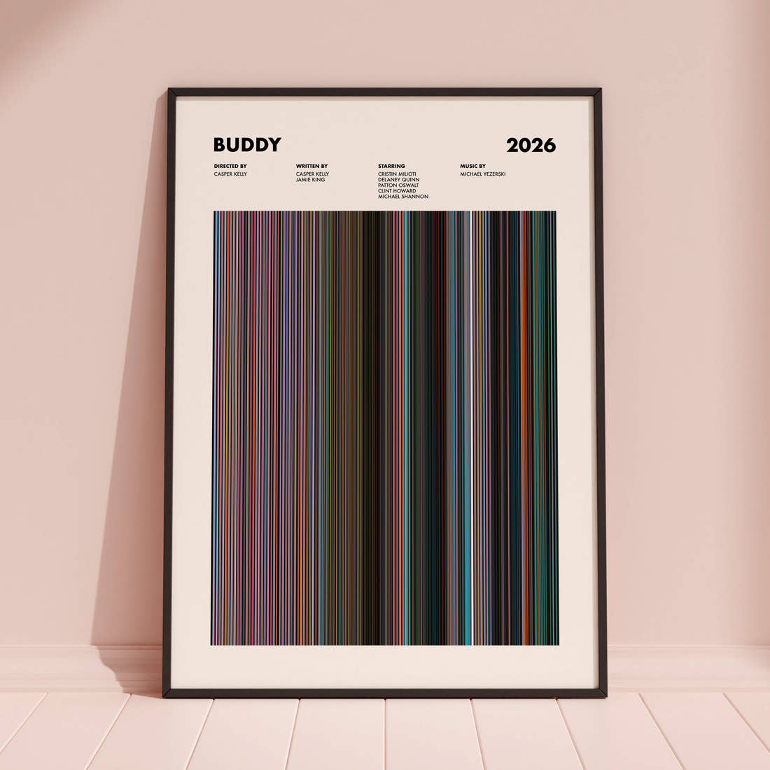 Buddy Movie Barcode Poster