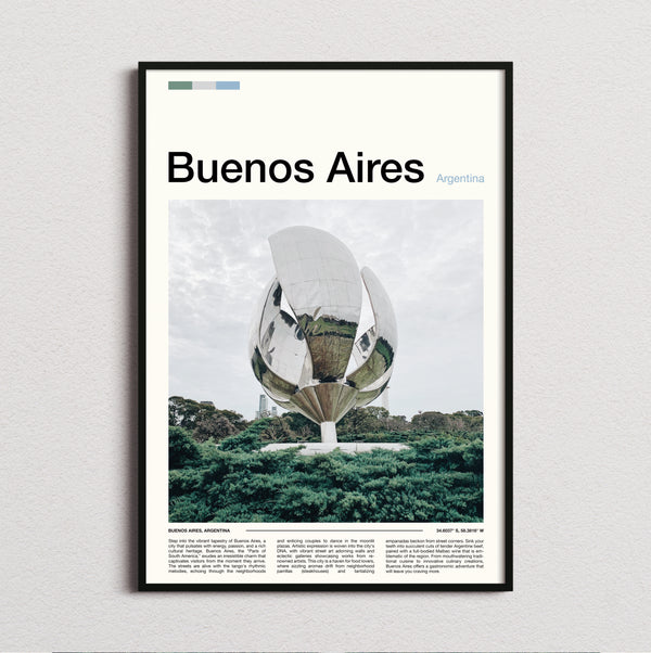 Buenos Aires - Floralis Generica - Travel Print