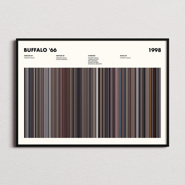 Buffalo '66 Movie Barcode Poster