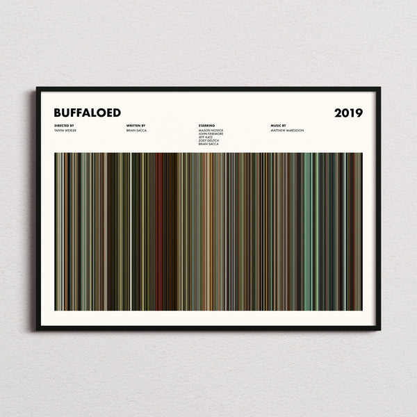 Buffaloed Movie Barcode Poster