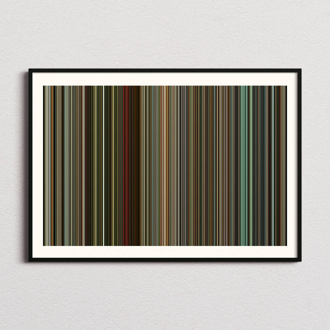 Buffaloed Movie Barcode Poster - Barcode Only