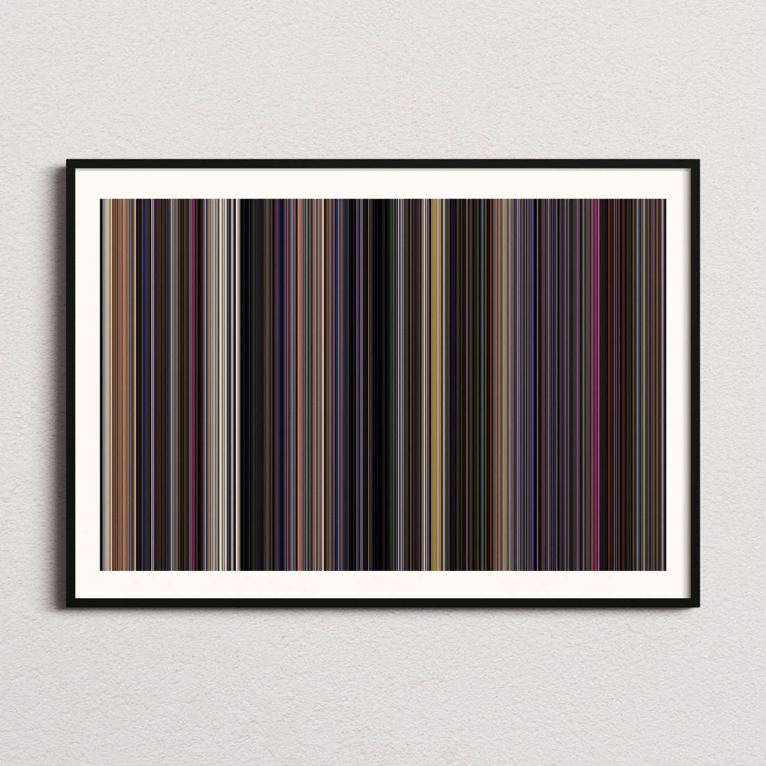 Buffy the Vampire Slayer Movie Barcode Poster - Barcode Only
