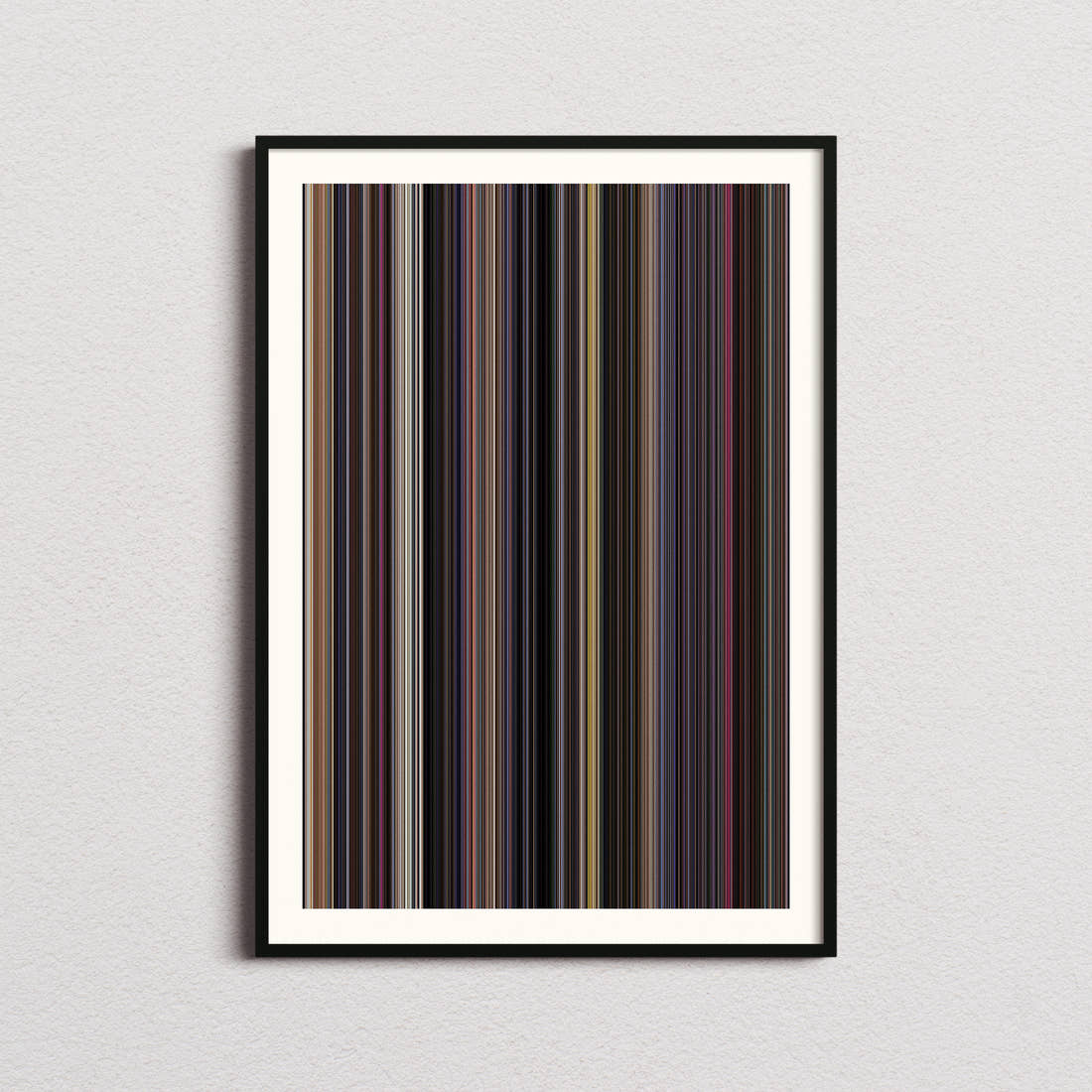 Buffy the Vampire Slayer Movie Barcode Poster - Barcode Only