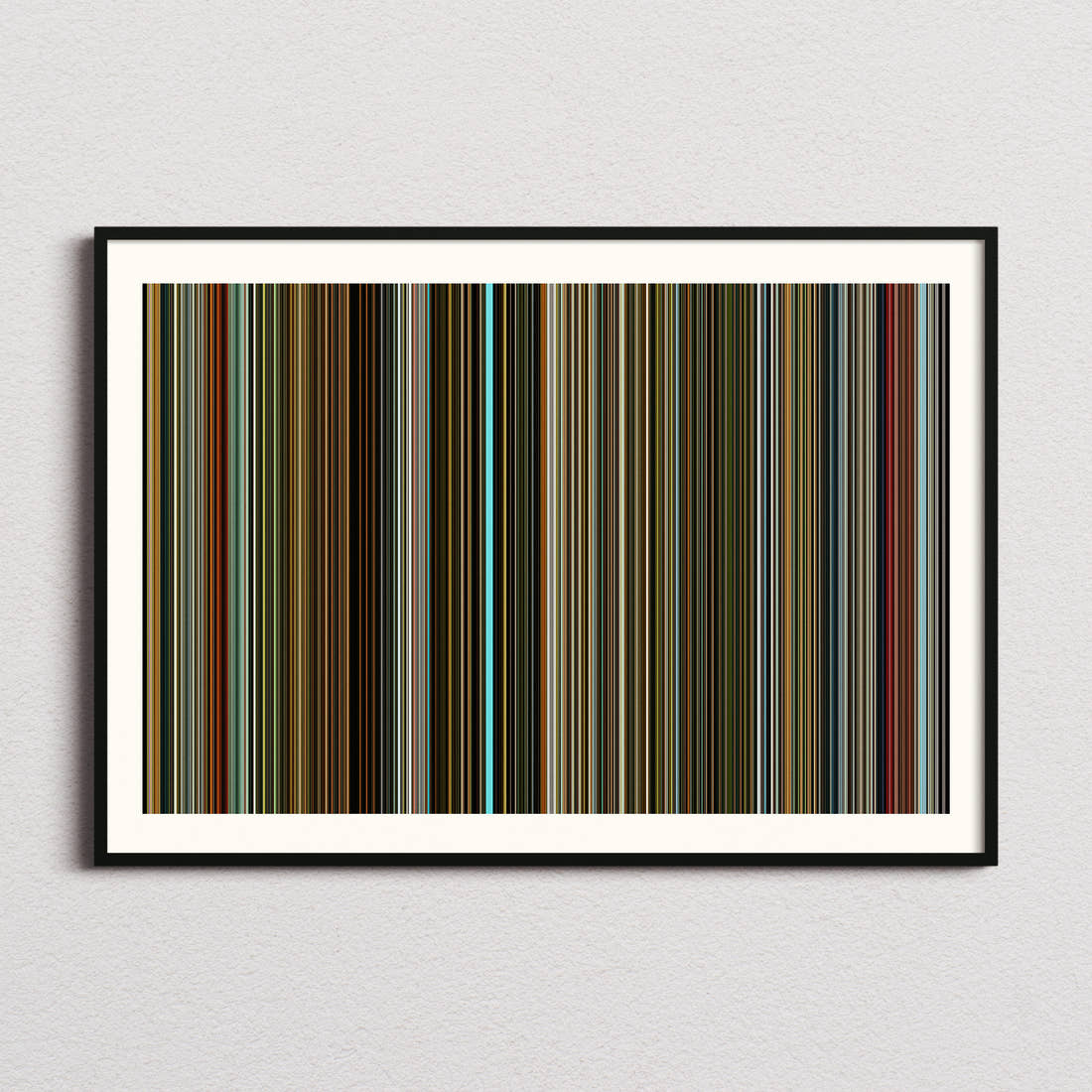 Bugonia Movie Barcode Poster - Barcode Only