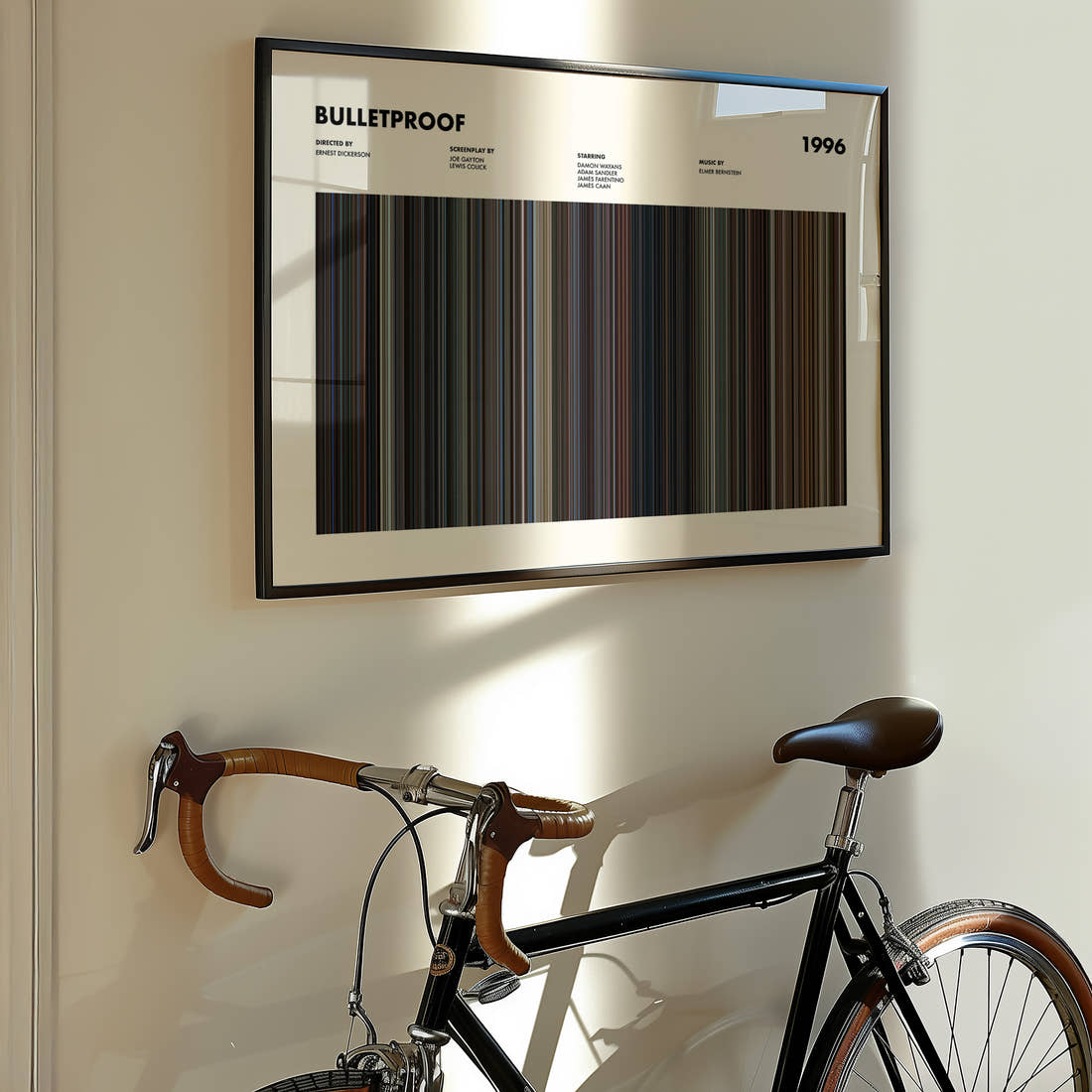 Bulletproof Movie Barcode Poster