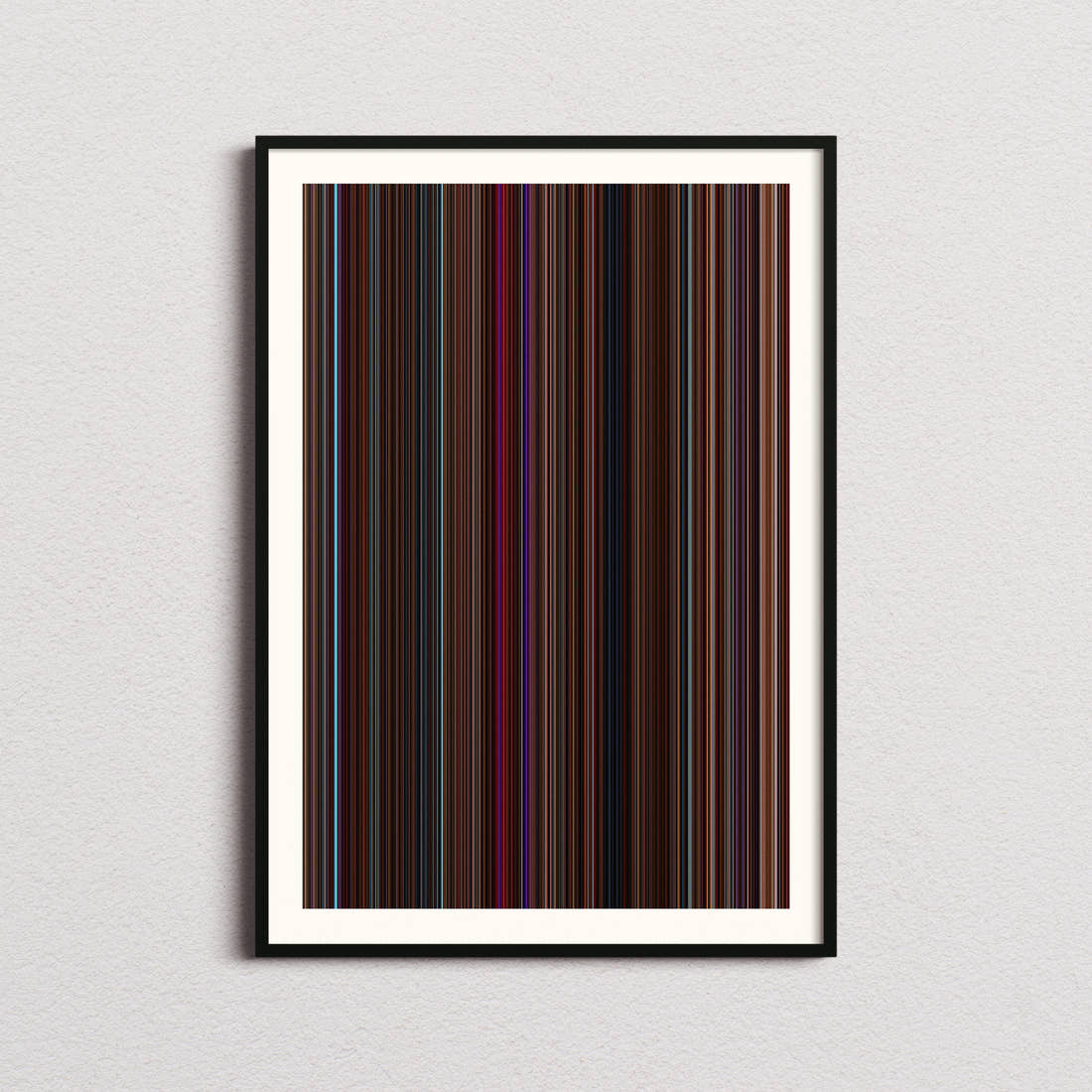 Burlesque Movie Barcode Poster - Barcode Only